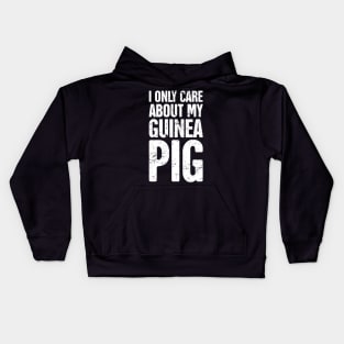 I Only Care About My Guinea Pig Kids Hoodie
